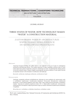 THREE STATES OF WATER: HOW TECHNOLOGY MAKES