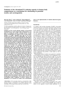 Estimates of the chromium(VI) reducing capacity in human body