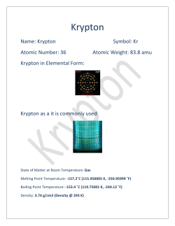 Krypton - Wikispaces