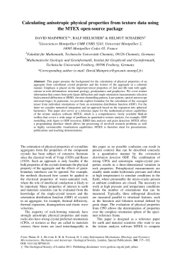 Calculating anisotropic physical properties from texture data using