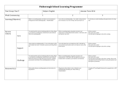Prep 5 English - Finborough School