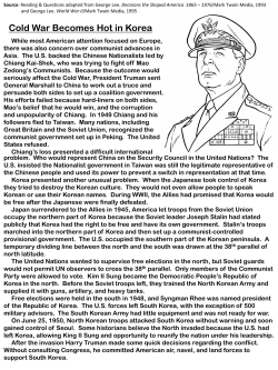 Assign #28 - Korean War