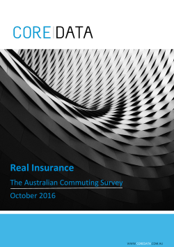 The Australian Commuting Survey