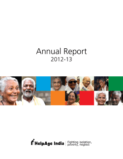 Annual Report - HelpAge India