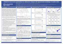 Analytical source term optimization for radioactive releases with