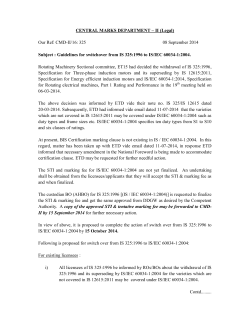 CMD-II/16: 325 08 September 2014 Subject