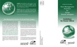 Best Management Practices for Scrap Dental Amalgam