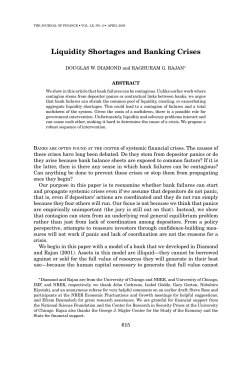 Liquidity Shortages and Banking Crises