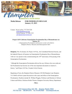 memo - Visit Hampton