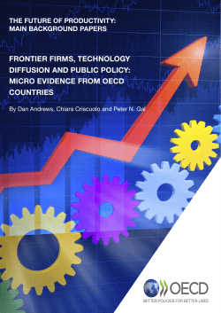frontier firms, technology diffusion and public policy