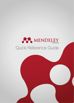 3288 Mendeley User Guide Premium.indd