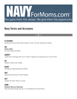 Navy Terms and Acronyms