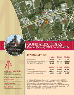 Gonzales, Texas - Action Properties
