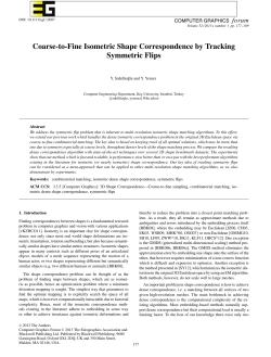 Coarse-to-Fine Isometric Shape Correspondence by Tracking