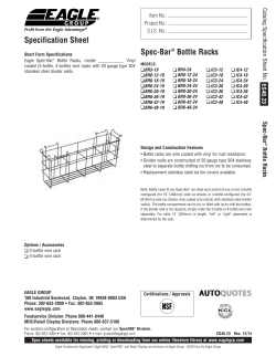 Ice Chests, Bottle Racks