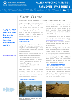 Farm Dams - Natural Resources South Australia