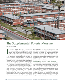 The Supplemental Poverty Measure - Federal Reserve Bank of San