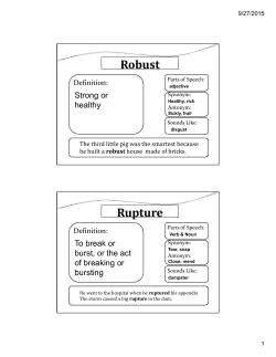 Robust - PSL English
