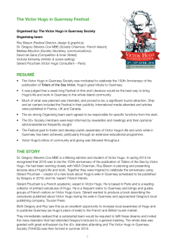 read the submission - The Victor Hugo in Guernsey Society