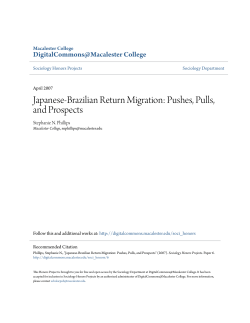 Japanese-Brazilian Return Migration