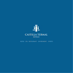Castilla Termal Hoteles Corporate brochure