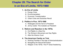 Chapter 29 Lecture