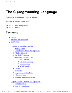 Prentice Hall - The C Programming Language