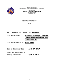 PROCUREMENT ID/CONTRACT ID: 17GH0047 CONTRACT NAME