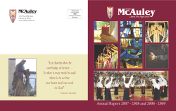 2007-2009 Annual Report - Mother McAuley Liberal Arts High School
