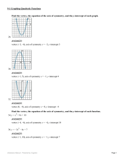 9-1 answers - Ottawa Hills Local Schools
