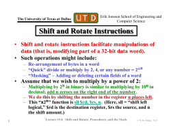 EE 2310 Lecture #14 - The University of Texas at Dallas