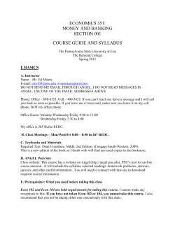 ECON 351 - (Ed Miseta)