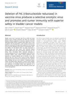 Deletion of F4L - EMBO Molecular Medicine