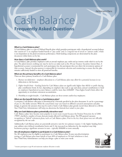 Cash Balance