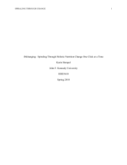 iMchanging: Spiraling Through Holistic Nutrition