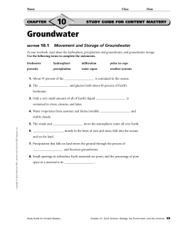 Groundwater