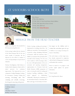 ST. SAVIOuRS SCHOOL IKOYI - St.Saviour School, Ikoyi