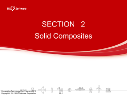 Solid Shell Composite - MSC Software Corporation
