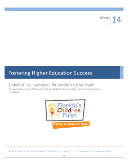 Fostering Higher Education Success
