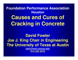 Causes and Cures of Cracking FPA Nov 08.ppt