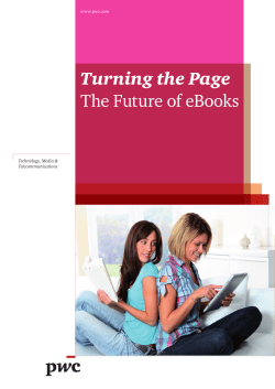eBooks: changing the publishing industry, PwC