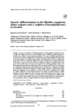 in Sweden - Oxford Academic