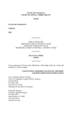 state of louisiana court of appeal, third circuit 10