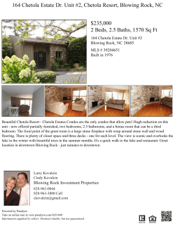 164 Chetola Estate Dr. Unit #2, Chetola Resort, Blowing