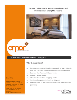 The New Exciting Hotel At Nimman Entertainment