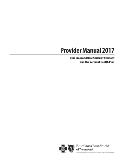 Provider Manual