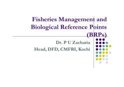 Fisheries Management and Biological Reference Points (BRPs)