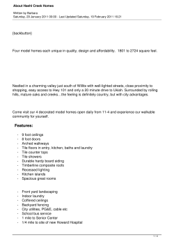 About Haehl Creek Homes - Haehl Creek Homes Manager