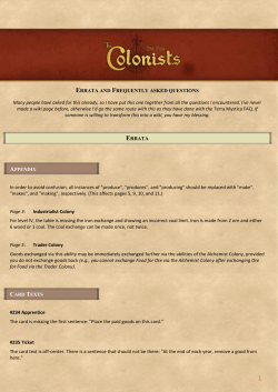 ERRATA AND FREQUENTLY ASKED QUESTIONS Many people