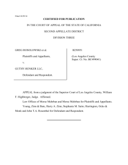 ROSOLOWSKI v. GUTHY RENKER LLC | FindLaw